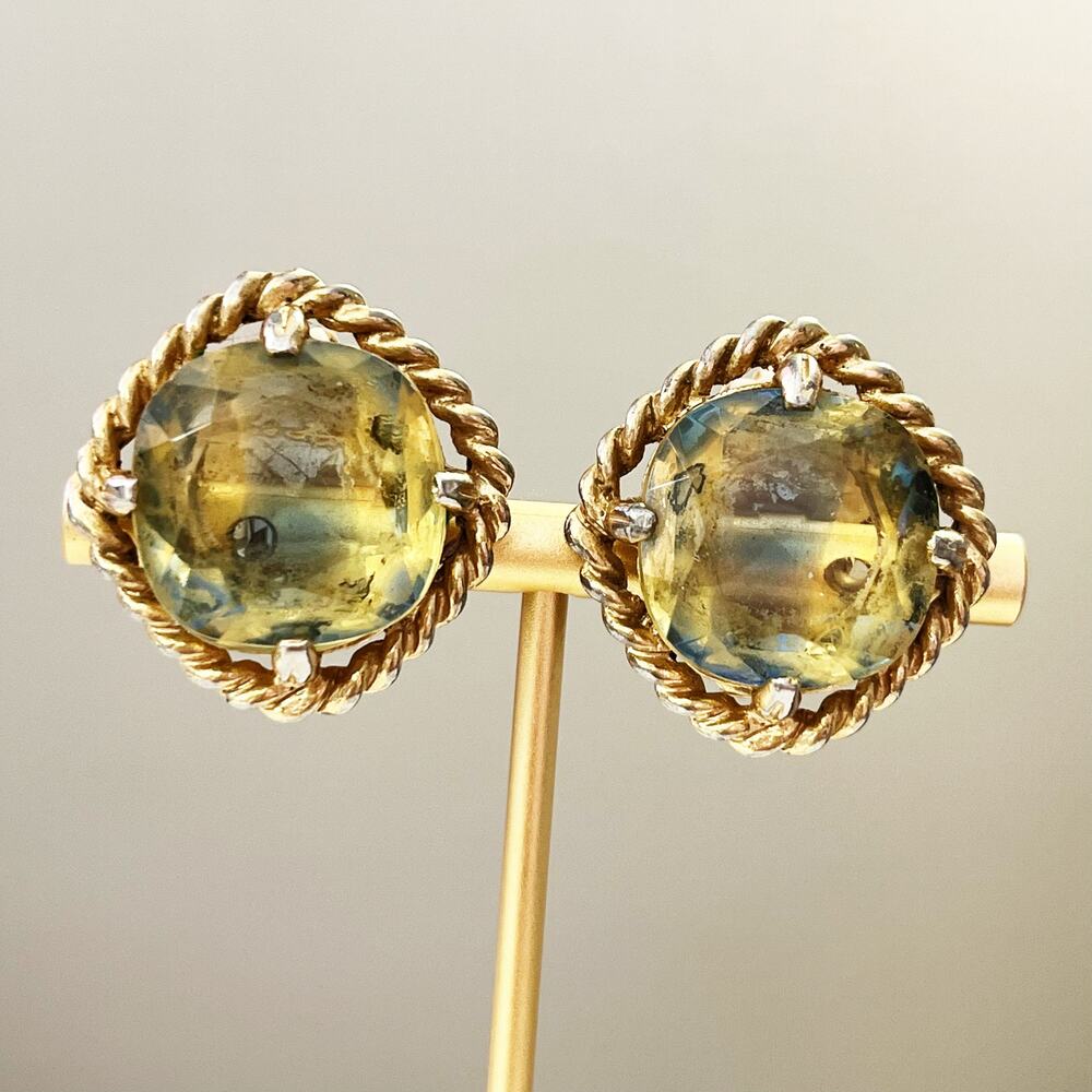 Sarah Coventry Versailles Clip Earrings 1964 Vintage